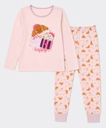 Set Pijama Pantalón y Playera  de  Niña Infantil