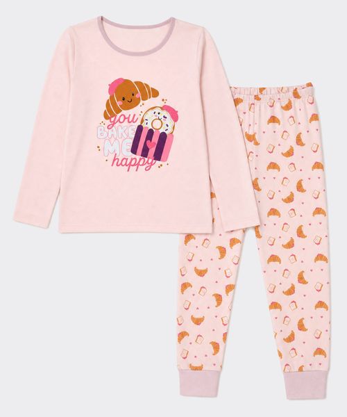 Set Pijama Pantalón y Playera  de  Niña Infantil