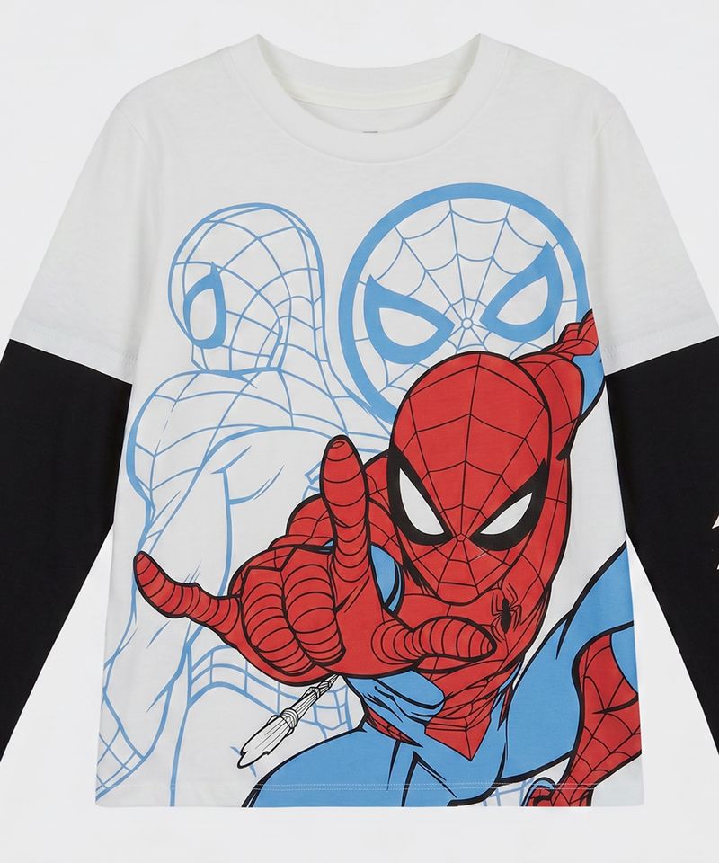 Playera de Licencia Spiderman de  Niño Infantil