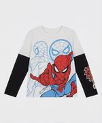 Playera de Licencia Spiderman de  Niño Infantil