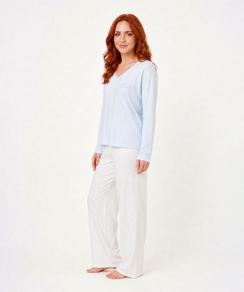 Set Pijama Pantalón y Playera  de  Dama