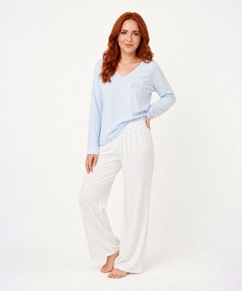Set Pijama Pantalón y Playera  de  Dama