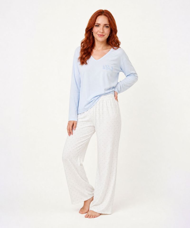 Set Pijama Pantalón y Playera  de  Dama