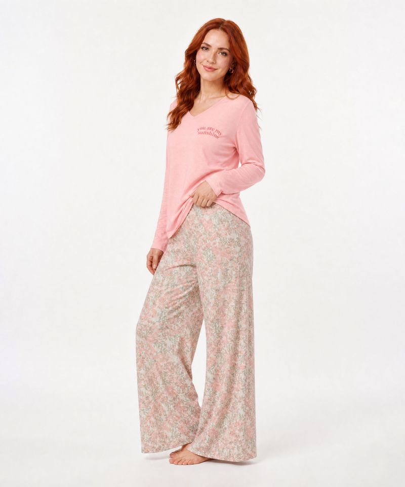 Set Pijama Pantalón y Playera  de  Dama