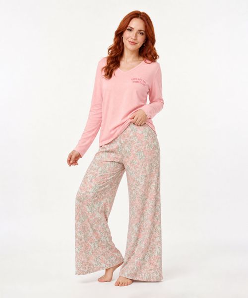 Set Pijama Pantalón y Playera  de  Dama