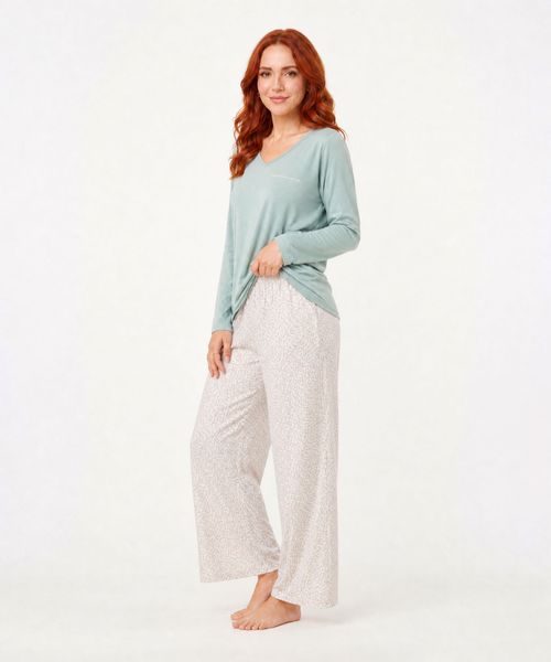 Set Pijama Pantalón y Playera  de  Dama