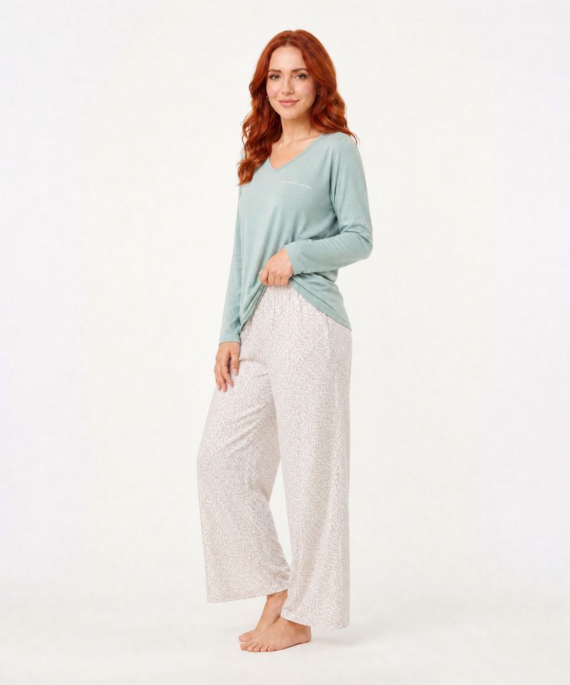 Set Pijama Pantalón y Playera  de  Dama