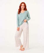 Set Pijama Pantalón y Playera  de  Dama