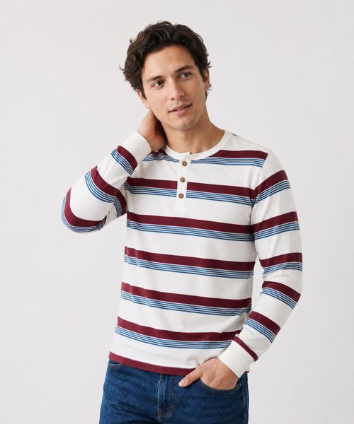Playera Henley  de  Caballero