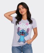 Playera de Licencia Stitch de  Dama