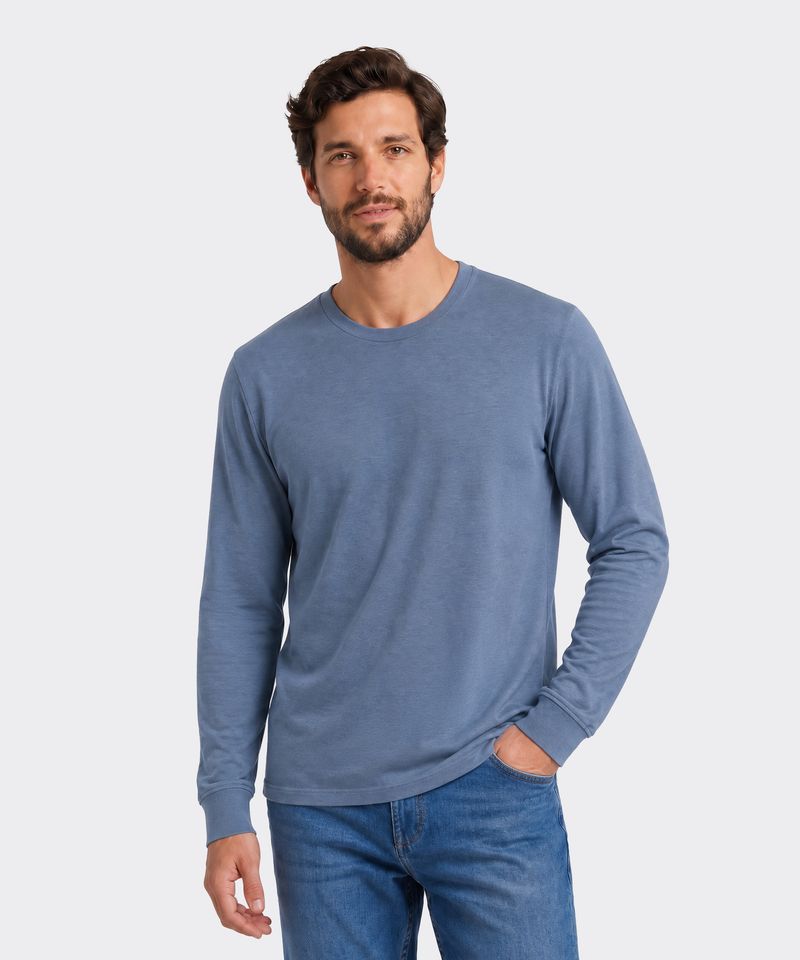Playera Manga Larga  de  Caballero