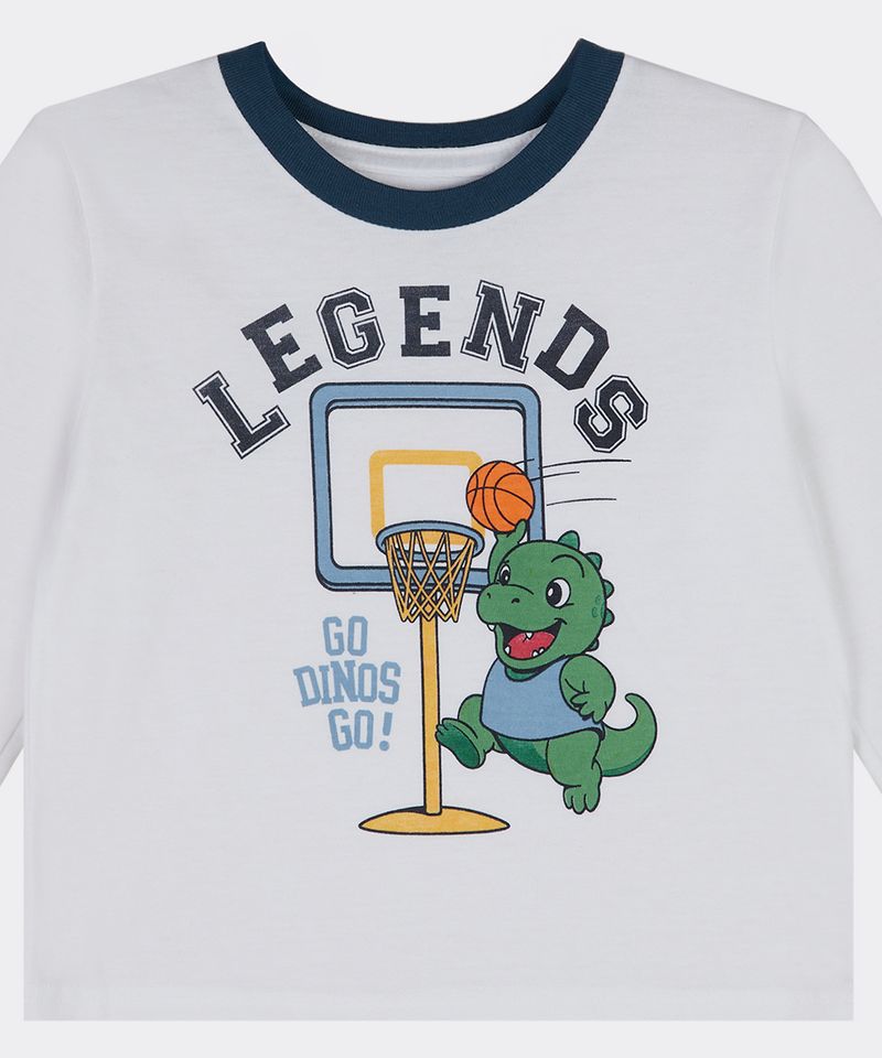 Playera Manga Larga  de  Bebo Años