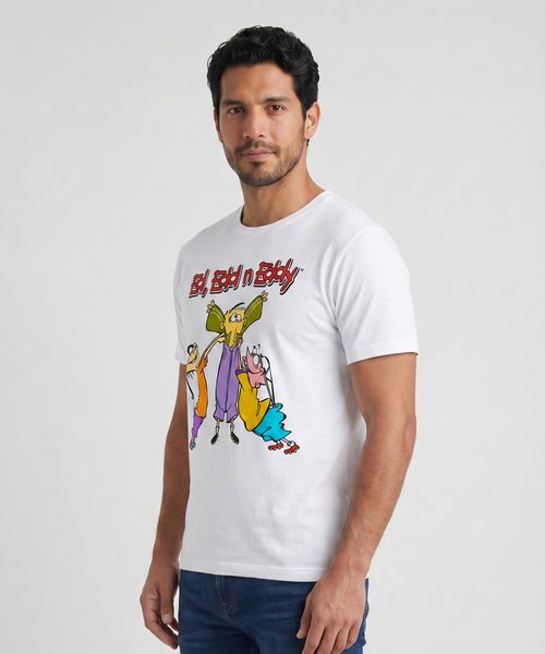 Playera de Licencia Cartoon de  Caballero