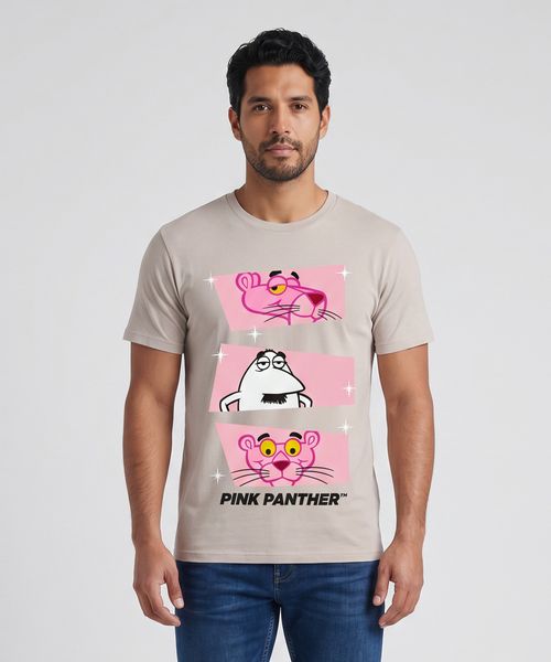 Playera de Licencia Pink Panter de  Caballero