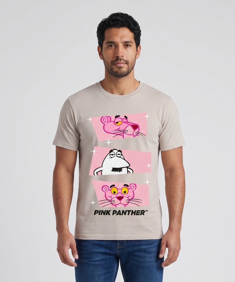 Playera de Licencia Pink Panter de  Caballero