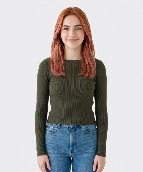 Playera Manga Larga  de  Dama