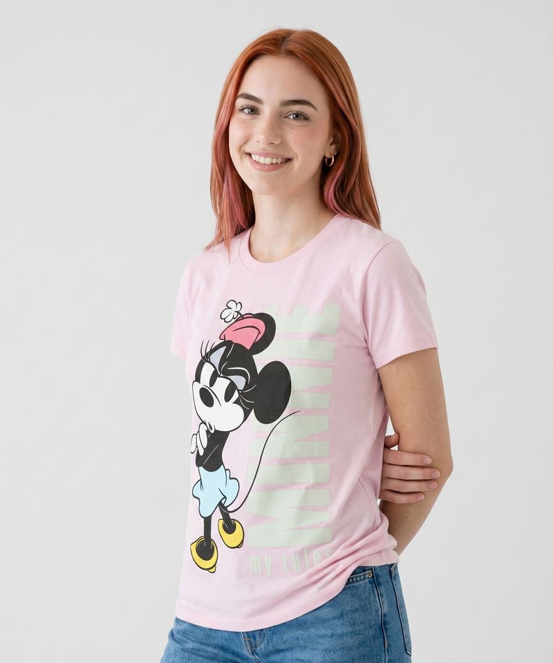 Playera de Licencia Mickey And Minnie de Dama