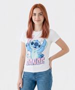 Playera de Licencia Lilo Y Stitch de Dama