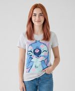Playera de Licencia Lilo Y Stitch de Dama