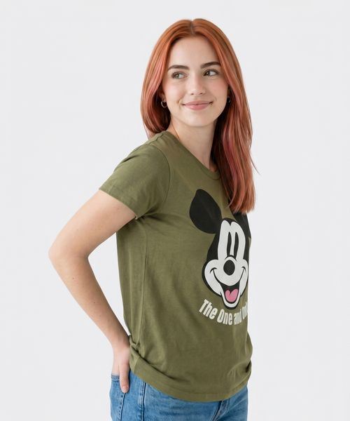 Playera de Licencia Mickey And Minnie de  Dama