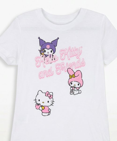 Playera de Licencia Kitty & Friends de  Niña Infantil