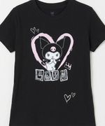 Playera de Licencia Kuromi de Niña Infantil