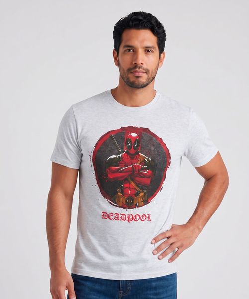 Playera de Licencia Deadpool de  Caballero