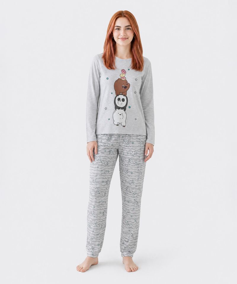 Set Pijama Pantalón y Playera We Bare Bears de Dama