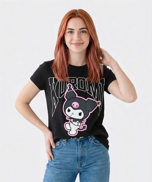 Playera de Licencia Kuromi de  Dama