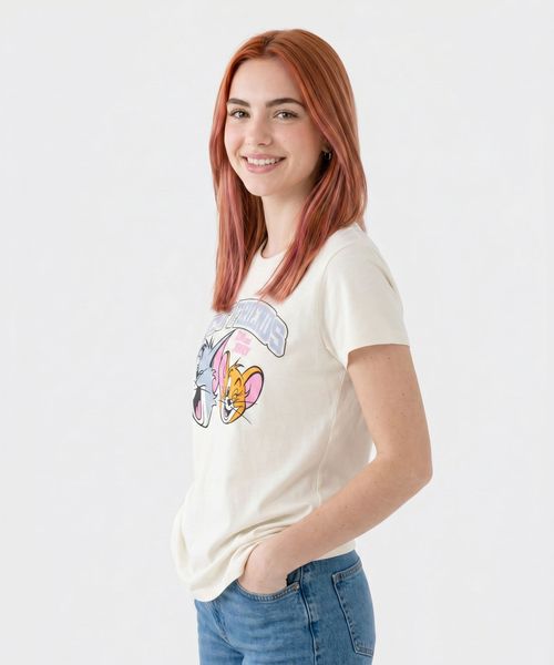 Playera de Licencia Tom And Jerry de  Dama