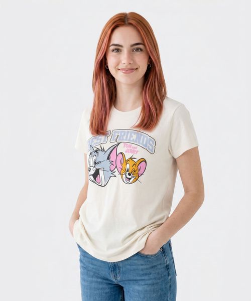 Playera de Licencia Tom And Jerry de  Dama