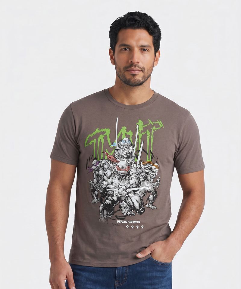 Playera de Licencia Tortugas Ninja de Caballero