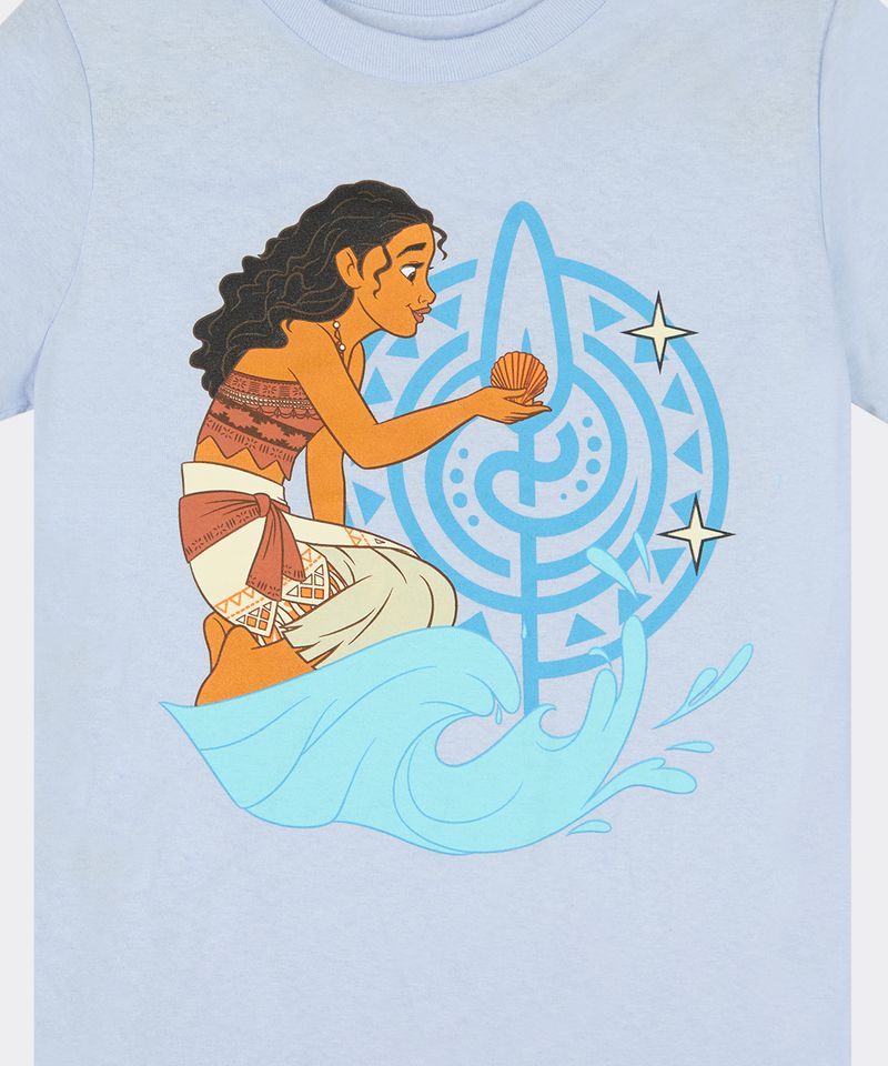 Playera de Licencia  Moana de  Niña Infantil