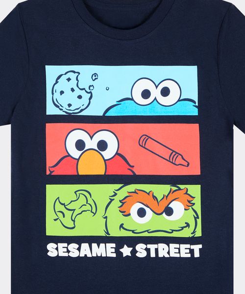 Playera de Licencia Plaza Sesamo de  Niño Infantil