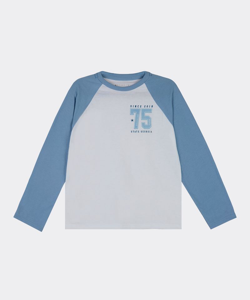 Playera Manga Larga  de  Niño Infantil