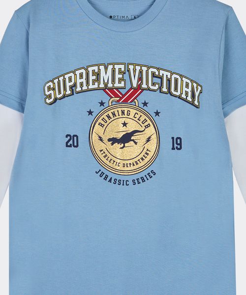 Playera Manga Larga  de  Niño Infantil
