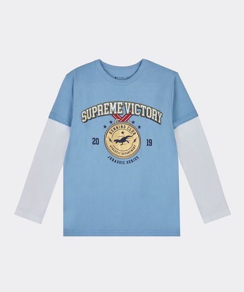 Playera Manga Larga  de  Niño Infantil