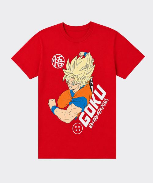 Playera de Licencia Dragon Ball de  Niño Juvenil