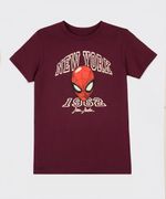 Playera de Licencia Spiderman de  Niño Juvenil