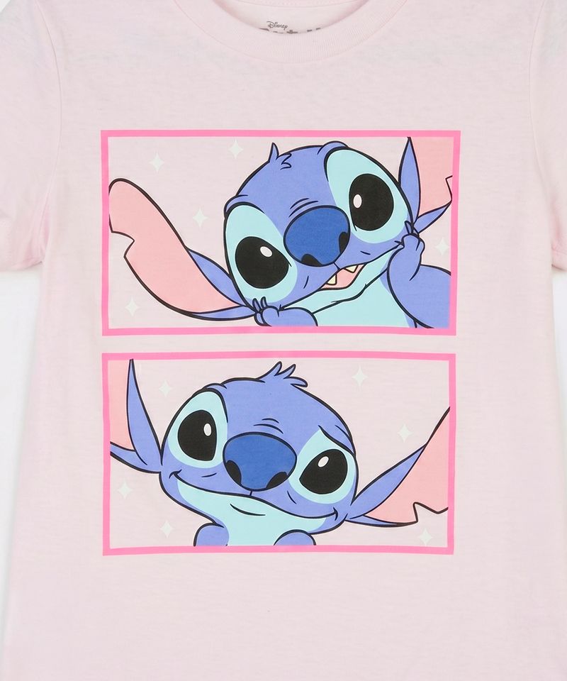 Playera de Licencia Stitch de  Niña Infantil