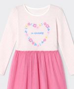 Vestido Manga Larga  de  Niña Infantil