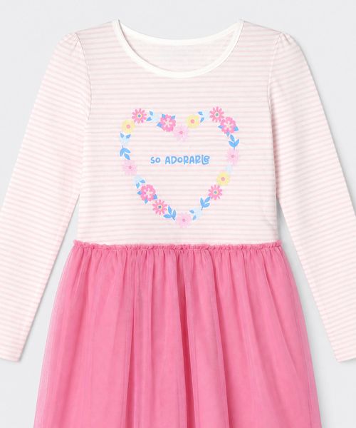 Vestido Manga Larga  de  Niña Infantil