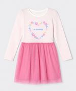 Vestido Manga Larga  de  Niña Infantil