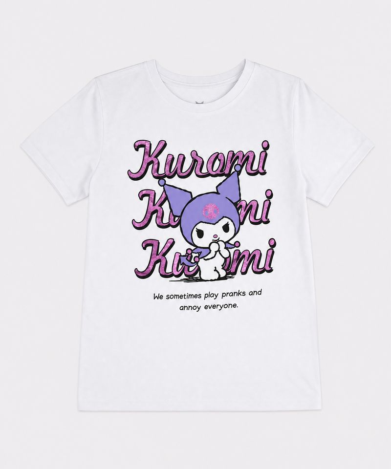 Playera de Licencia Kuromi de  Niña Juvenil