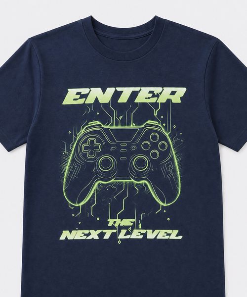 Playera  de  Niño Juvenil Cuello Redondo