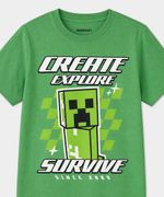 Playera de Licencia Minecraft de Niño Juvenil