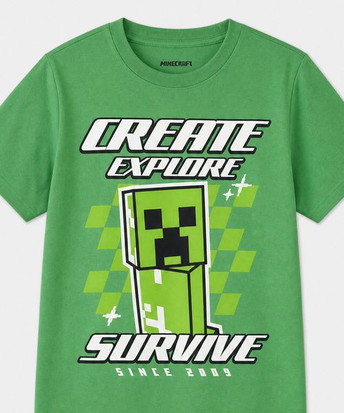Playera de Licencia Minecraft de  Niño Juvenil