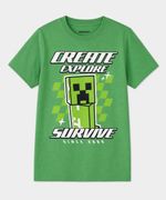 Playera de Licencia Minecraft de Niño Juvenil