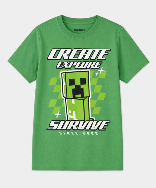 Playera de Licencia Minecraft de  Niño Juvenil