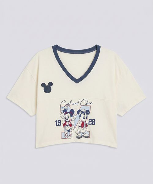 Playera de Licencia Mickey Mouse de  Dama